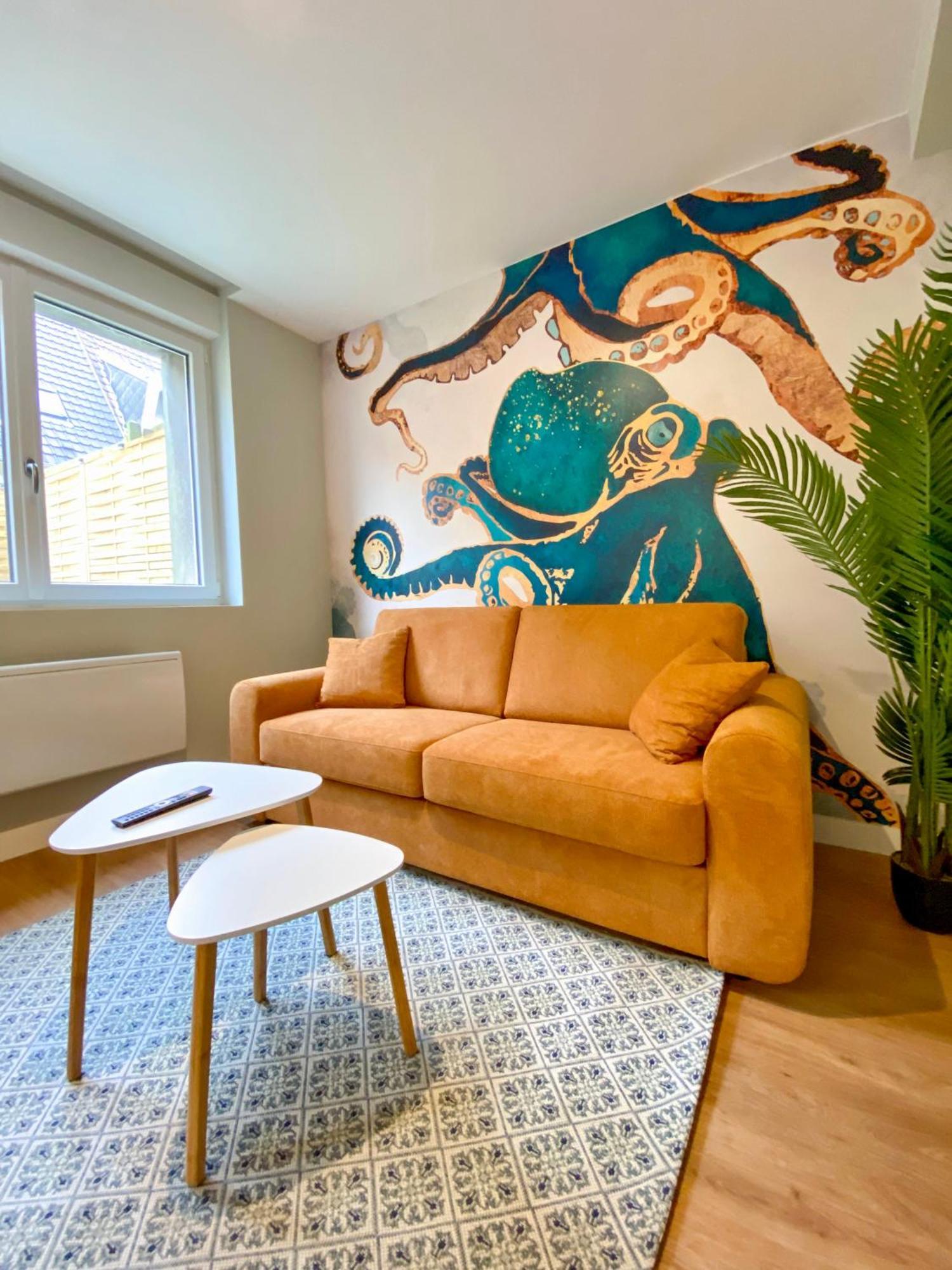 L'Octopus - Appartement 2 Adultes 2 Enfants Jardin, Proche Centre Et Plage Le Portel Extérieur photo